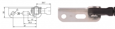 Mazda/Suzuki - pravá, vnitřní závit M6x10mm